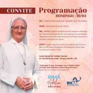 Causa de Beatificação e Canonização de Irmã Adélia será aberta oficialmente neste domingo (10)